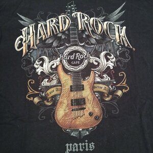 Hard Rock Cafe Paris Mens Tee, XXL.